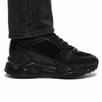 Mr. Coco All Black 10cm | Modern Height-Boosting Sneakers (4")