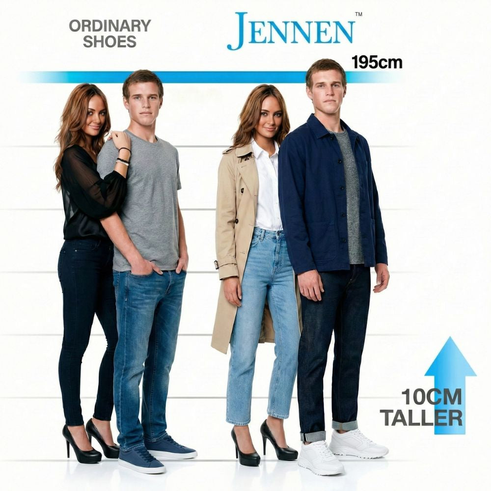 Mr. Coco White 10cm | Stylish Height-Boosting Casual Sneakers (4")