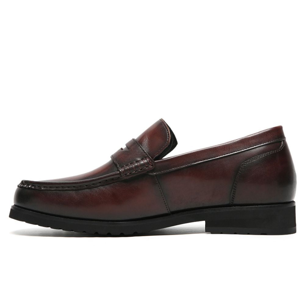 Mr. Dias Brown 2.4 Inches Elevator Footwear with Hidden Heels