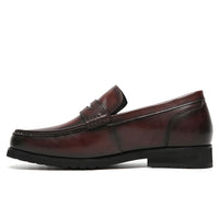 Mr. Dias Brown 2.4 Inches Elevator Footwear with Hidden Heels