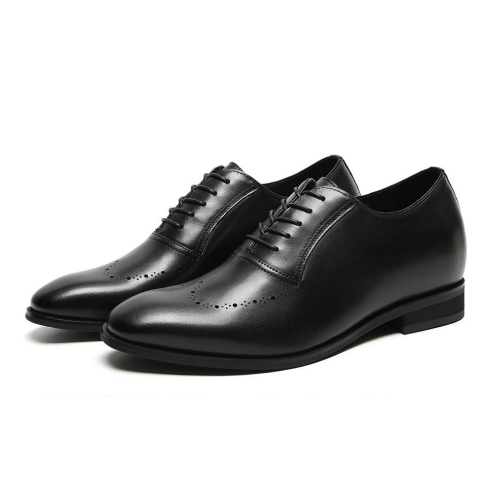7cm taller classic elevator footwear for men