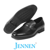 Mr. Brand 5cm | 2 inches Office Style Black Leather Slip On for Men