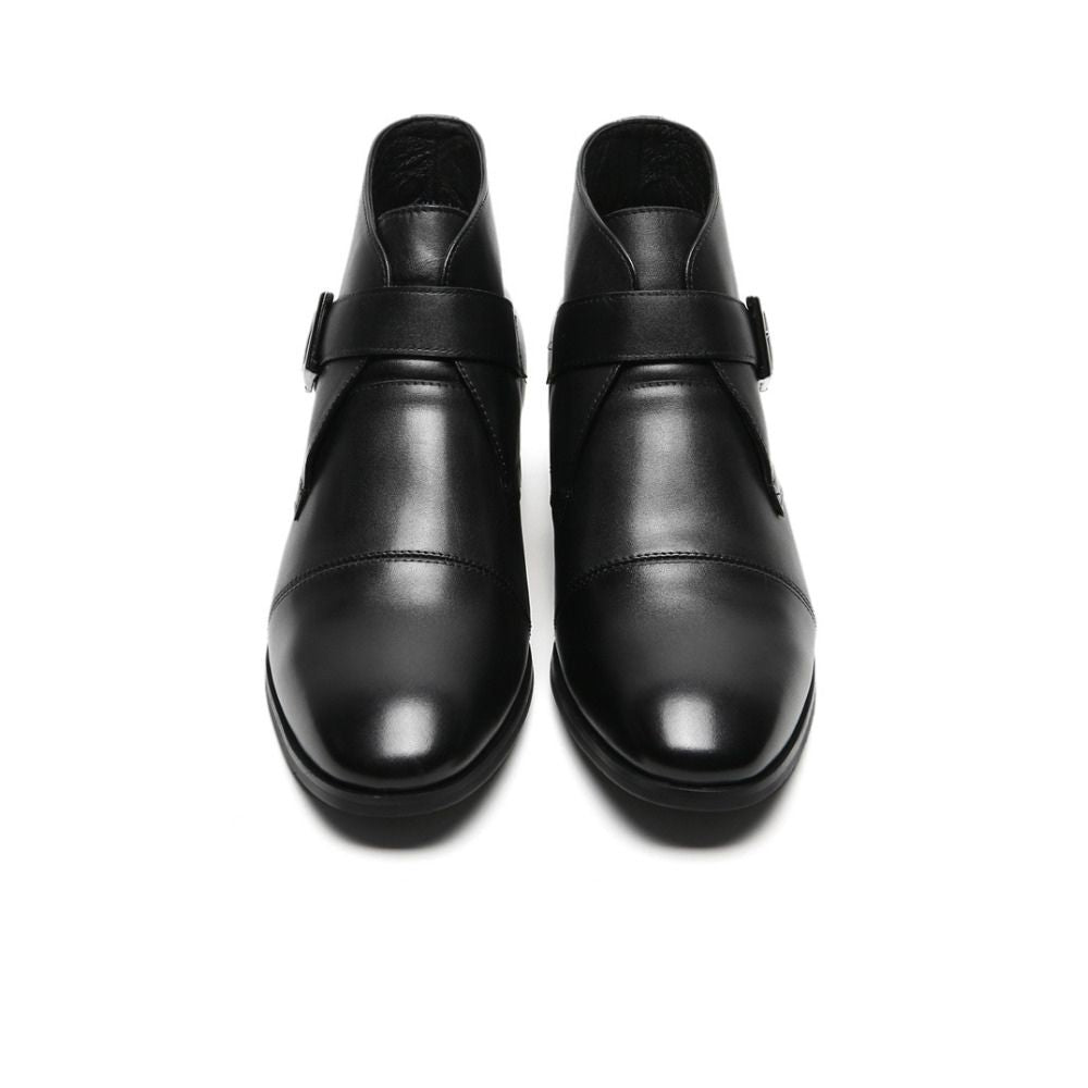 7cm taller stylish elevator boots with hidden heel