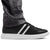 Mr. Ezekiel 6cm | 2.4 Inches Black Leather Elevator Sneakers |  Casual Leather Elevator Sneakers