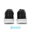 Mr. Federer 7cm | 2.8 inches Timeless Black Elevated Casual Shoes