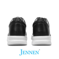 Mr. Federer 7cm | 2.8 inches Timeless Black Elevated Casual Shoes