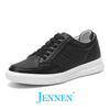 Mr. Federer 7cm | 2.8 inches Timeless Black Elevated Casual Shoes