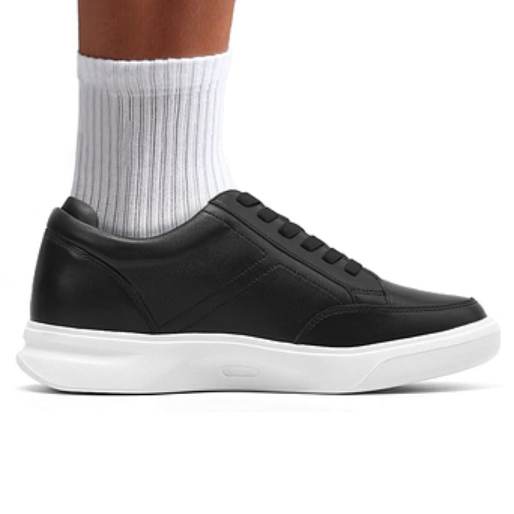 7cm Black Casual sneakers with hidden lifts