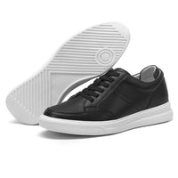 Everyday wear casual black elevator sneakers