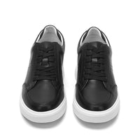 Designed in Australia Black Casual Sneakers with 7cm lifts