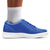 Mr. Federer 7cm | 2.8 inches Blue Sporty Elevated Sneakers