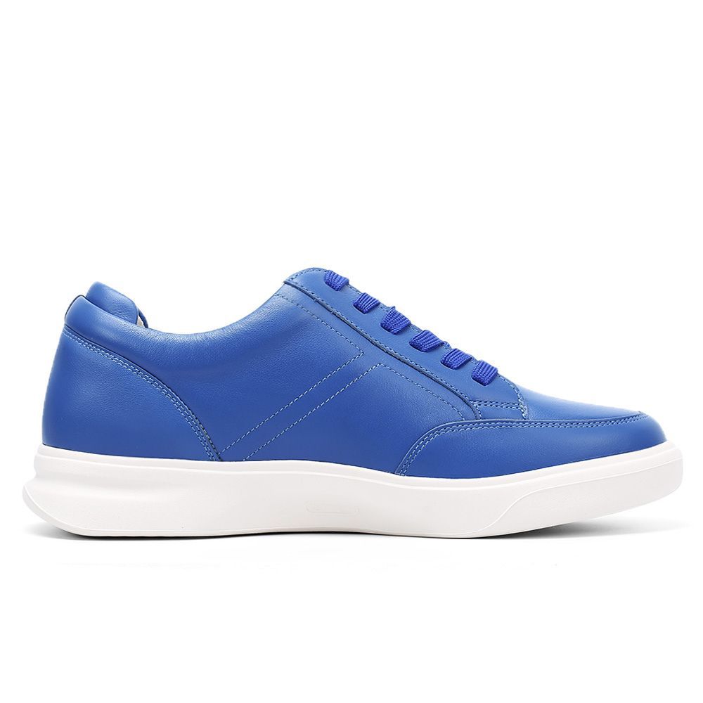 Mr. Federer 7cm | 2.8 inches Blue Sporty Elevated Sneakers