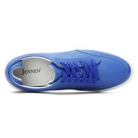 7cm elevated Blue sneaker with white sole