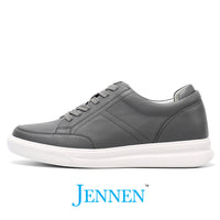 Mr. Federer 7cm | 2.8 inches Dark Grey Height Increasing Casual Shoes