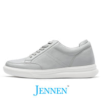 Mr. Federer 7cm | 2.8 inches Light Grey Elevated Kicks for Everyday Style