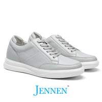 Mr. Federer 7cm | 2.8 inches Light Grey Elevated Kicks for Everyday Style