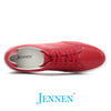 Mr. Federer 7cm | 2.8 inches Red Trendy Height Lifting Sneakers