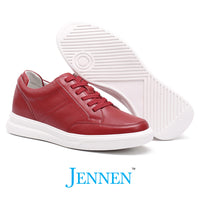 Mr. Federer 7cm | 2.8 inches Red Trendy Height Lifting Sneakers