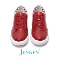 Mr. Federer 7cm | 2.8 inches Red Trendy Height Lifting Sneakers