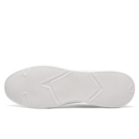 Outsoles of white elevator sneakers