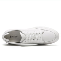 Federer All White with height increasing insoles