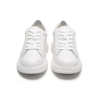 Melbourne designed all white casual elevator sneakers