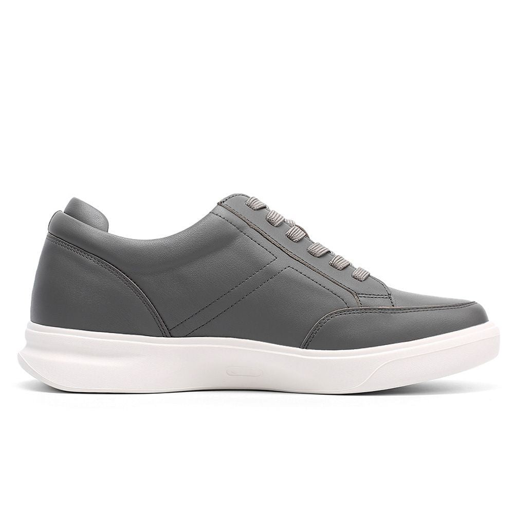Mr. Federer 7cm | 2.8 inches Dark Grey Height Increasing Casual Shoes
