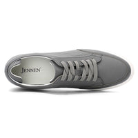 Casual wear elevator shoes with built-in lifts