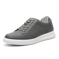 Casual Elevator Sneakers in dark grey for travel, comfort and style