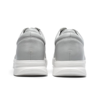Instant 7cm tall casual elevator shoes in colour light grey