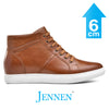 Mr. Gasser Brown 6cm | 2.4 inches Taller Elevator High Top Sneaker Boots