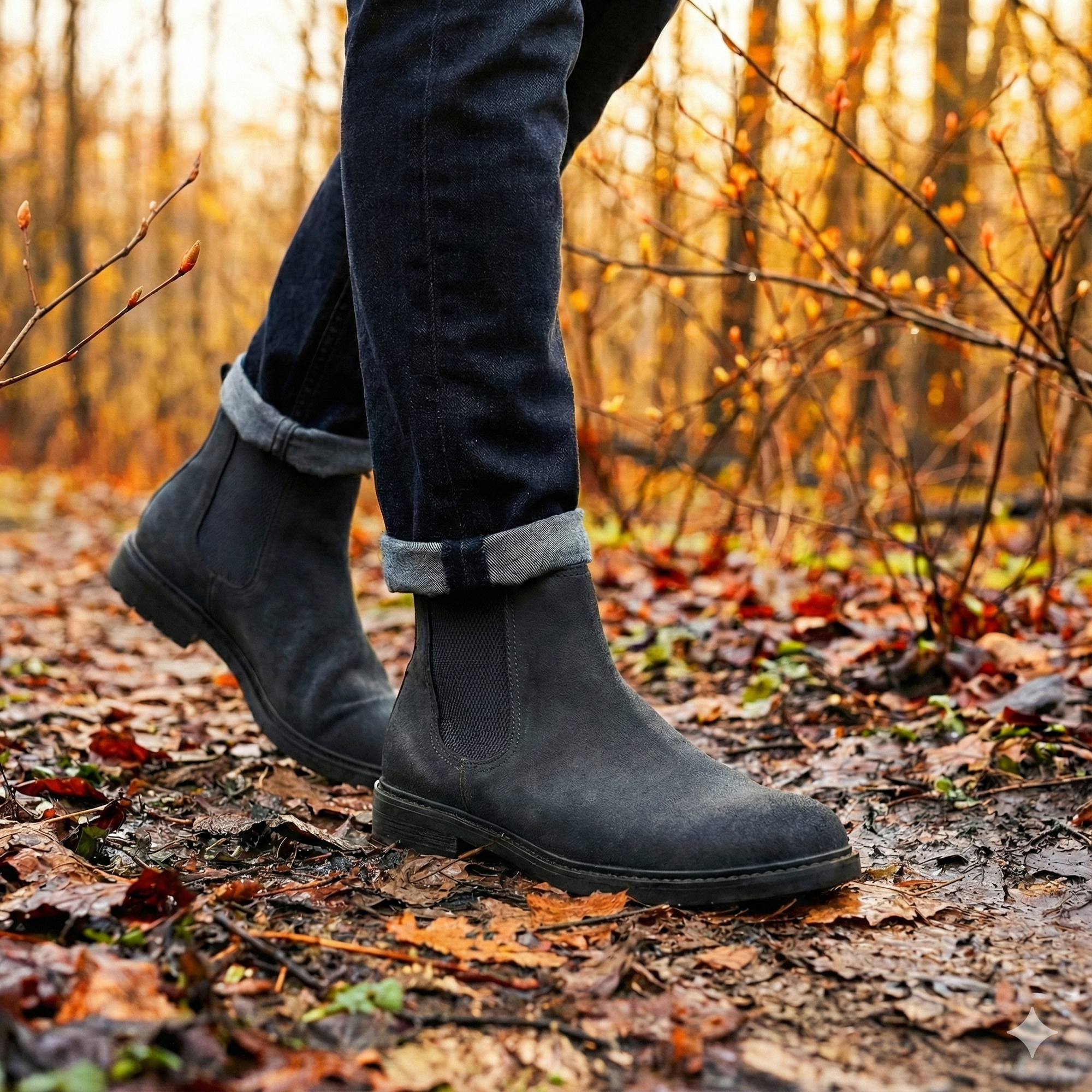 Mr. Tognetti Suede Dark Grey 7cm | Elevated Suede Boots (2.8")