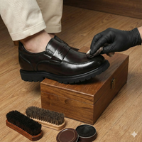Mr. Ysaye Brown 8cm | Elegant Slip-On Dress Shoes (3.2")