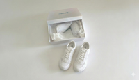 Mr. Coco White 10cm | Stylish Height-Boosting Casual Sneakers (4")