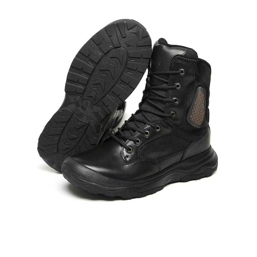 Mr. Goggins Black 8cm | Elite Elevated Tactical Boots (3.2")
