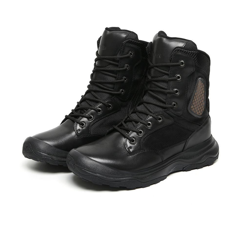 Mr. Goggins Black 8cm | Elite Elevated Tactical Boots (3.2")