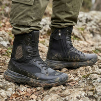 Mr. Goggins Black 8cm | Elite Elevated Tactical Boots (3.2")