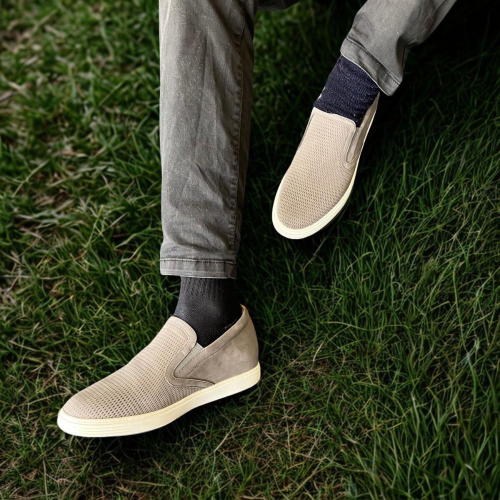 Mr. Schleiger 6cm | 2.4 Inches Height Boost | Slip-On Casual Elevator Shoes