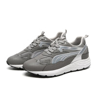 Mr. Gunther grey sport shoes providing 8cm height increase.