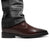 Side view of Mr. Hemingway brown leather chukka boots showing 7 cm total height increase.