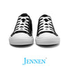 Mr. Jack 6cm | 2.4 inches Black Canvas Elevator Sneakers