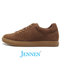 Mr. Jackie 7cm | 2.8 inches Brown Taller Casual Suede Sneakers