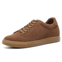 JENNEN Brown 7cm Instant Tall Casual Suede Brown Sneakers