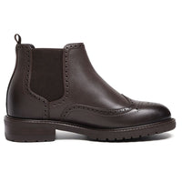 Mr. Jackopanetz Brown 8cm | Handcrafted Taller Chelsea Boots (3.2")