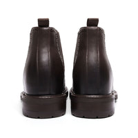 Mr. Jackopanetz Brown 8cm | Handcrafted Taller Chelsea Boots (3.2")