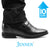 Mr. Janacek Black 10cm | 4 inches Tall Cuban Heel Shoes Men