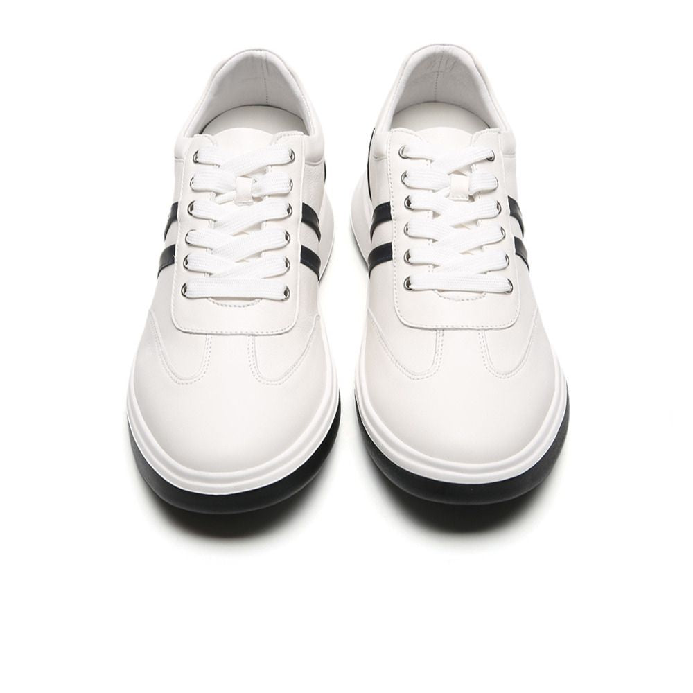 Trendy Casual Elevator shoes in colour white