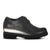 Black casual elevator shoes for women