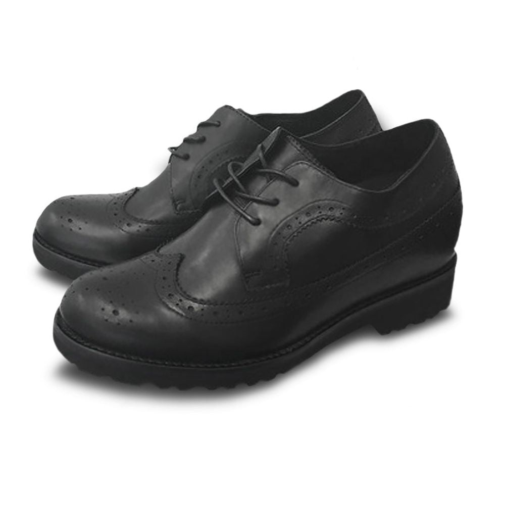 Ms. Jentah Black Elevator Shoes for women