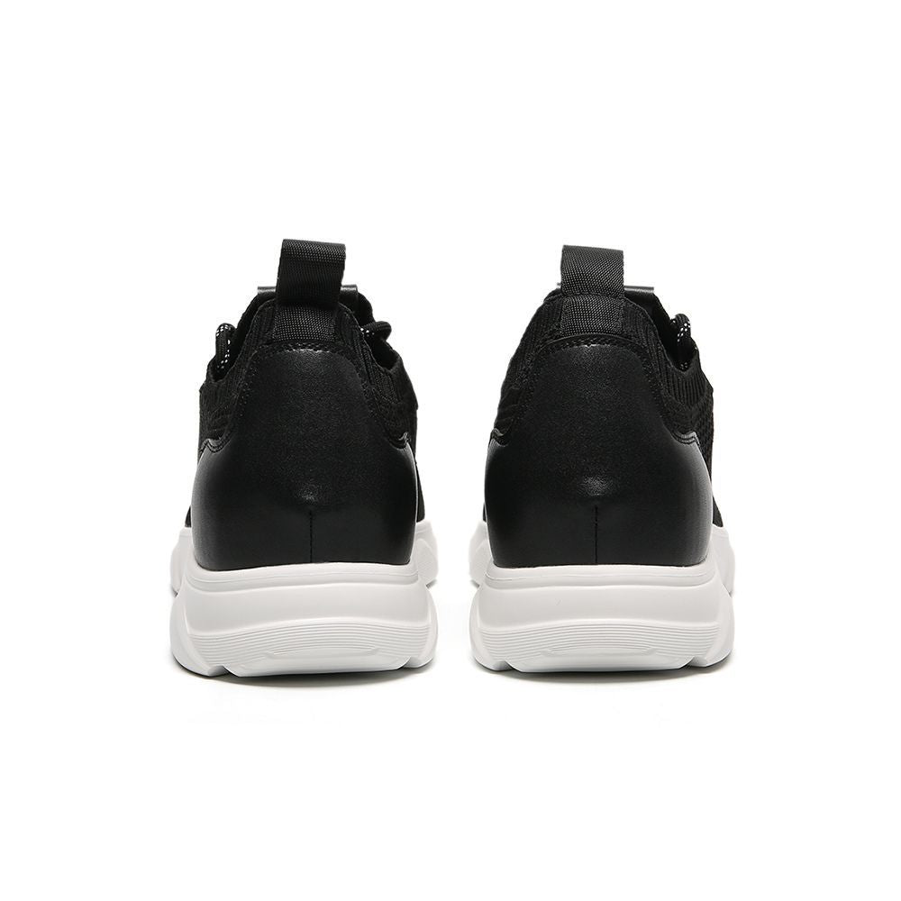 6cm Discreet Tall Casual black Shoes